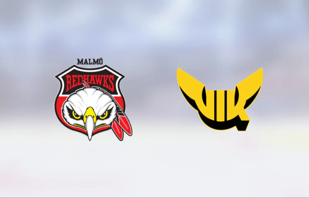 Malmö vann med 3-2 hemma mot VIK Hockey J20