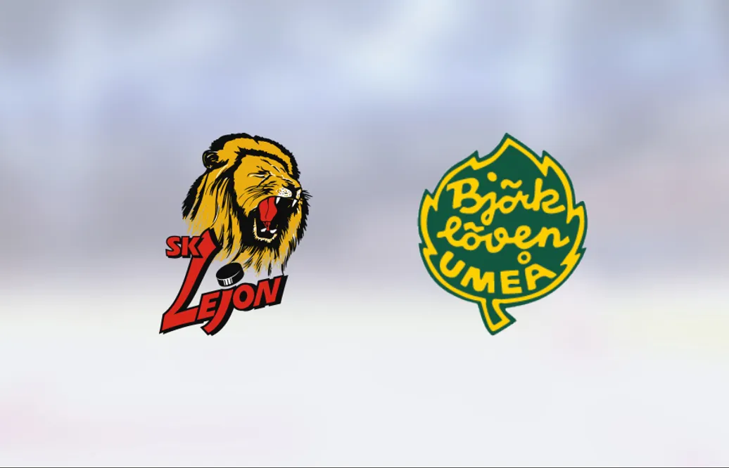 Tre poäng till Björklöven efter avgörande i slutperioden mot Lejon