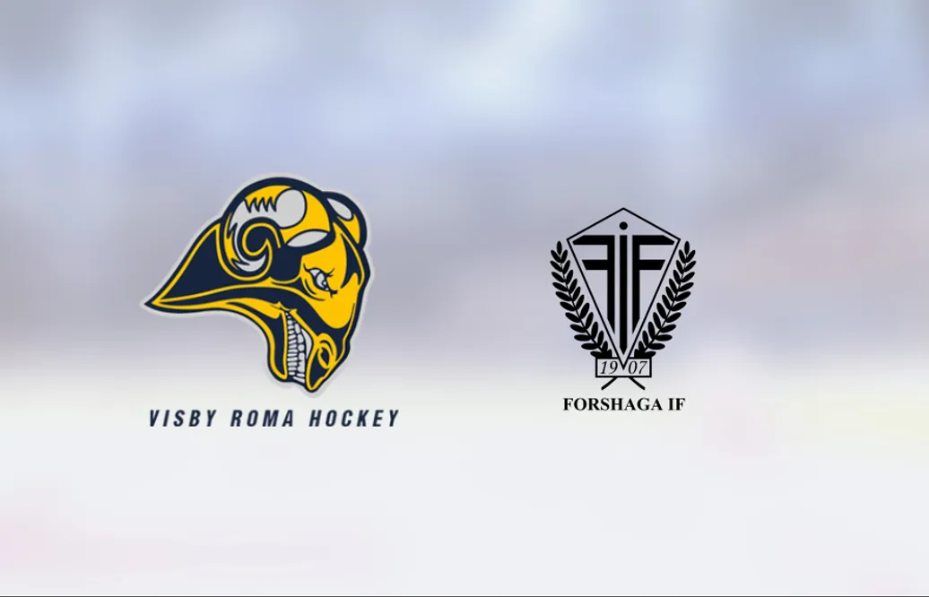 Forshaga vann första matchen mot Visby/Roma