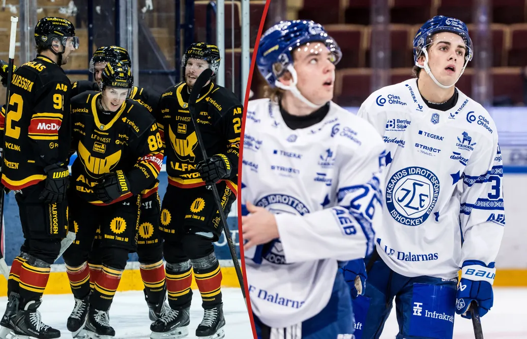 Västerås chockar Leksand i Tegera Arena. 