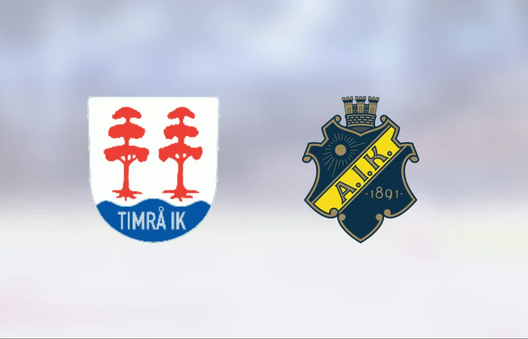 Målfest när AIK krossade Timrå J20 i SCA Arena