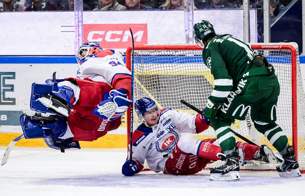 Marek Langhamer skadad - efter dramatiska fallet