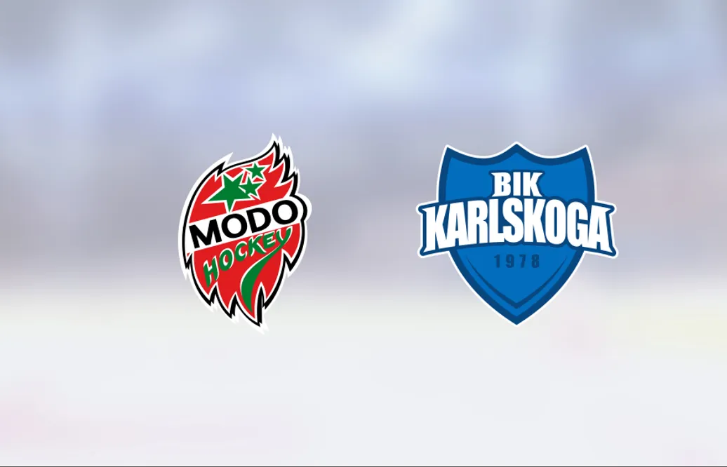 Modo Hockey säkrade seriesegern efter 5-1 mot Bik Karlskoga