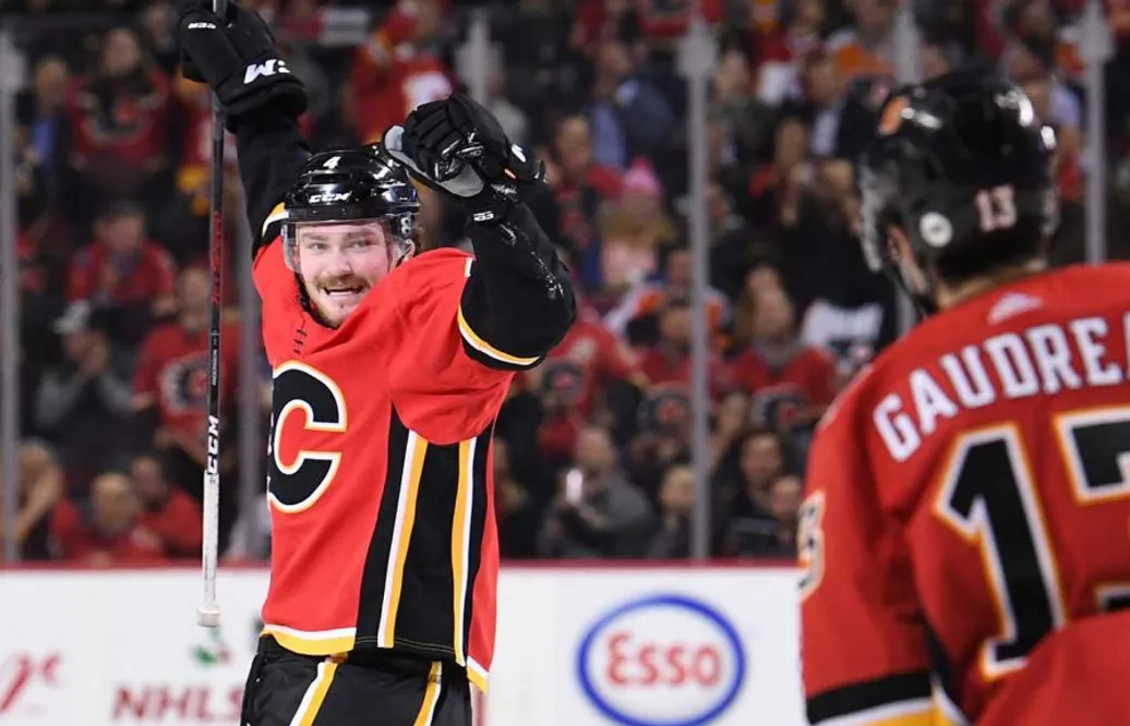 Svenskbacken gjorde första NHL-målet i karriären