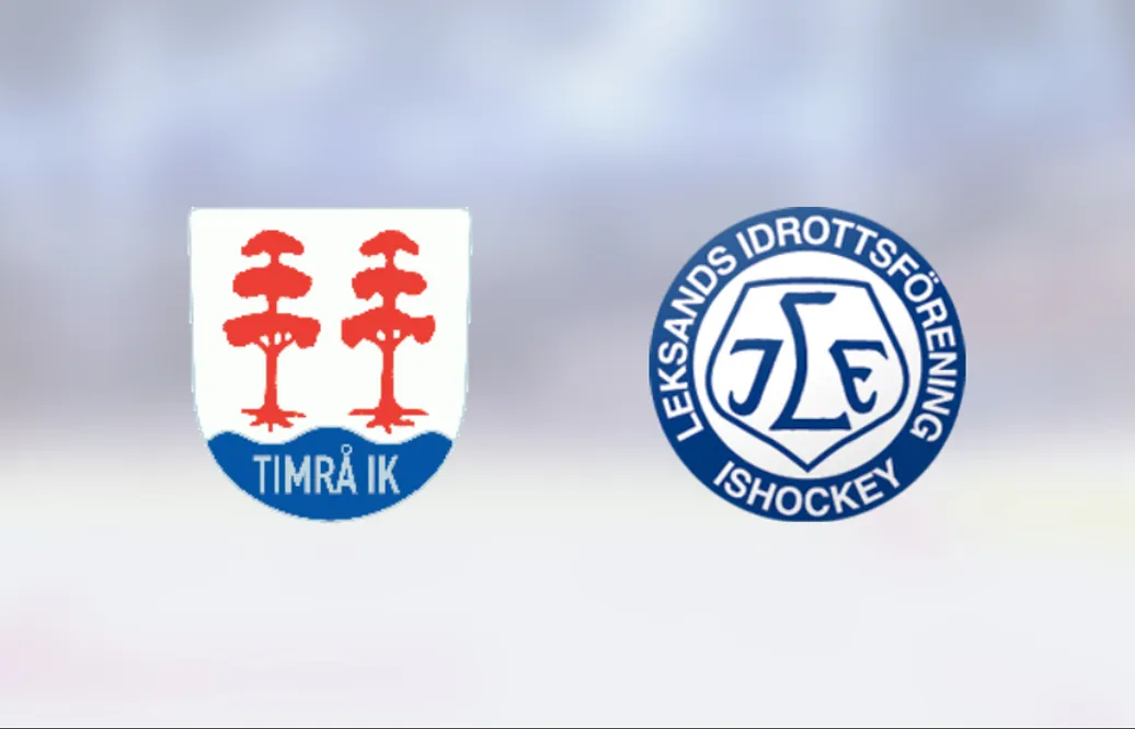 Martin Öhman i målform när Leksand vann mot Timrå J20