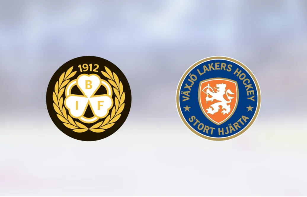 Ludvig Nilsson gjorde två mål när Växjö vann mot Brynäs