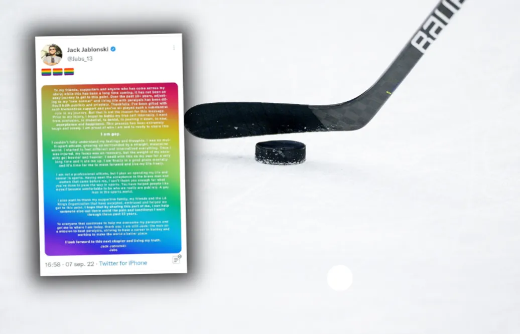 Jack Jablonski kommer ut som homosexuell
