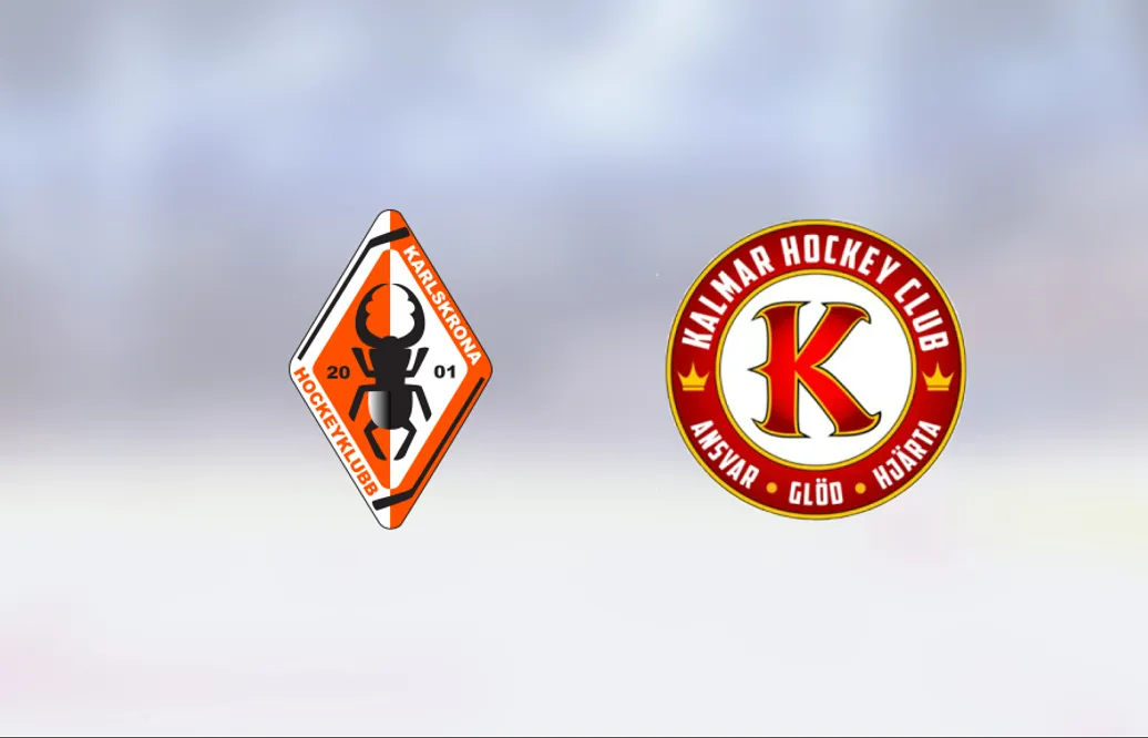 Hampus Karlsson fyramålskytt i Kalmars seger mot Karlskrona