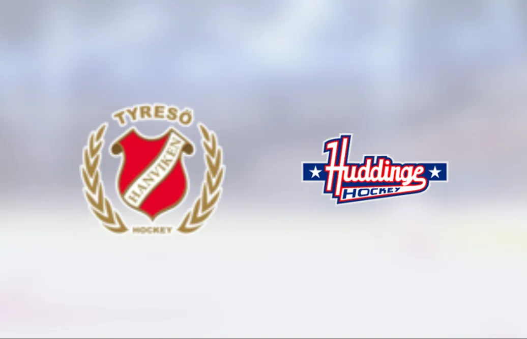 Huddinge vann med 4-3 borta mot Tyresö Hanv