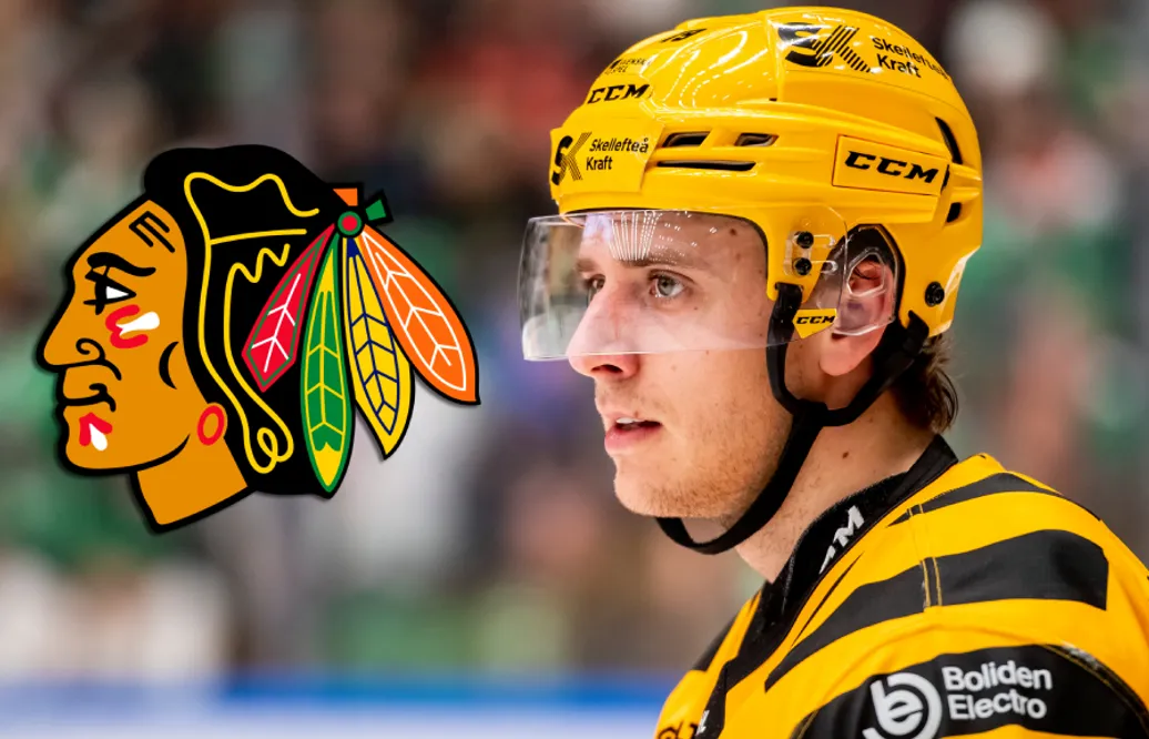 Filip Roos skriver NHL-kontrakt med Chicago Blackhawks