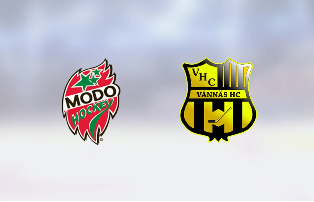 Modo slog Vännäs i måljämn match i Hägglunds Arena