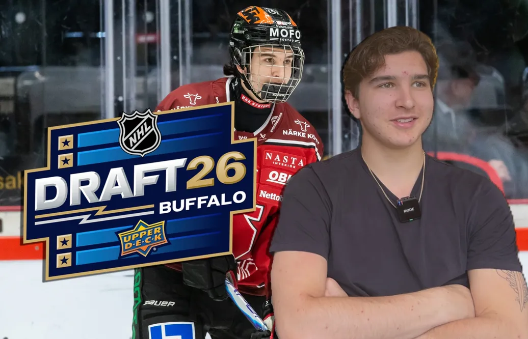 Alexander Command är en av Sveriges mest spännande spelare i NHL-draften.