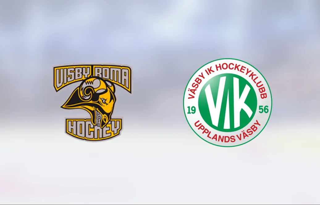 Väsby vann efter förlängning mot Visby/Roma