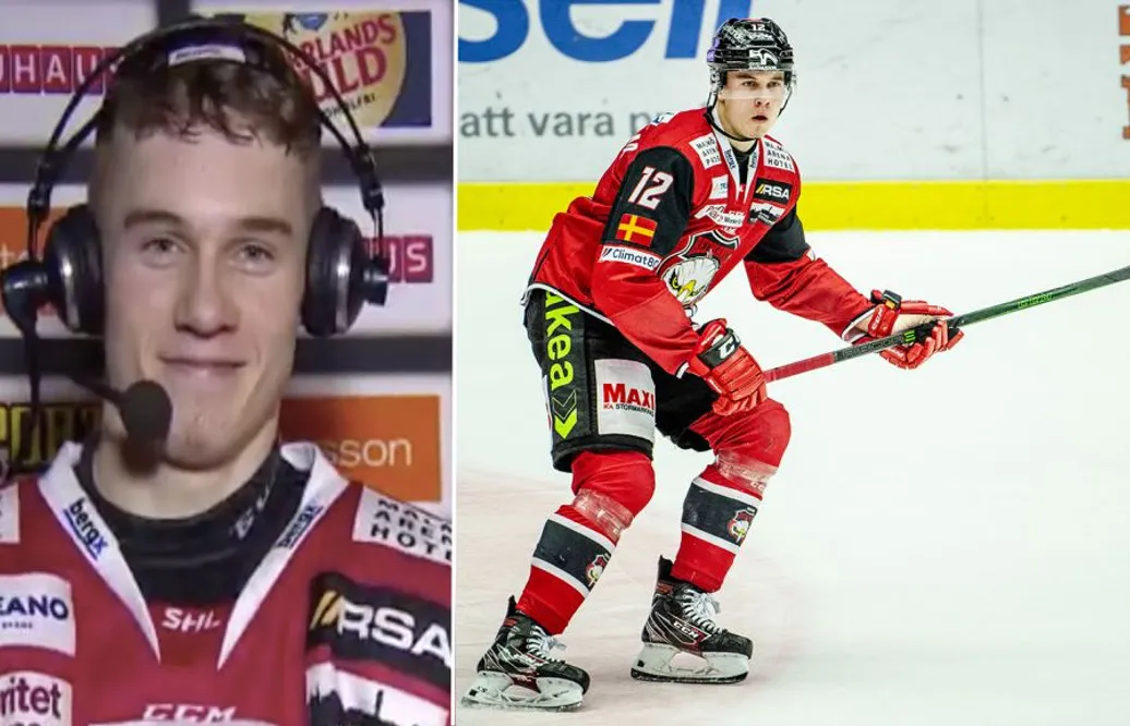 TV: Avgjorde med sitt första SHL-mål – på ett märkligt sätt