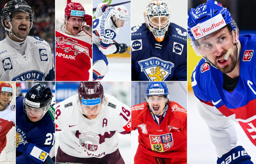 Spelarna som är hemmahörande i Sverige i hockey-VM 2024