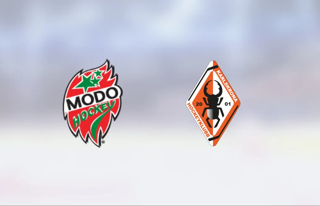 Modo J20 vann enkelt hemma mot Karlskrona