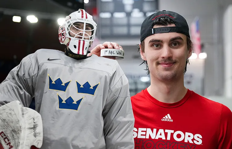 Första segern - efter NHL-kontraktet
