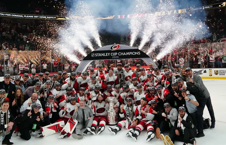 Carolina vann Stanley Cup - utan blågula inslag i truppen.
Foto: bildbyrån.