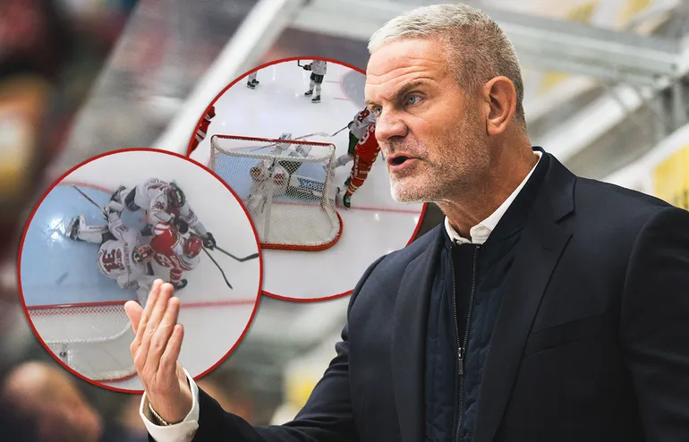 Mikael Gath var irriterad över Timrås bortdömda mål.