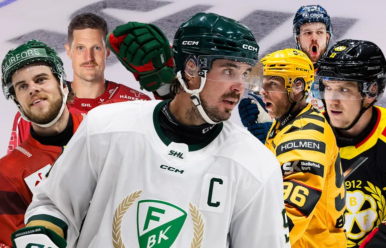 Hockeysverige utser SHL:s bästa forwards.
Foto: Bildbyrån.
