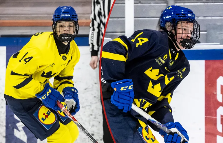 Firma Leon Roos och Joakim Dahl imponerar även i landslaget.
Foto: Bildbyrån.