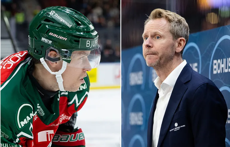 Tom Nilsson spelade endast tre minuter av CHL-matchen.