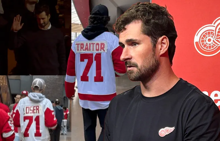 Dylan Larkin blev utbuad av sitt eget lags fans.