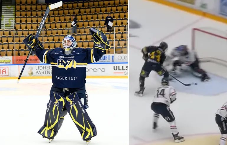 HV71:s nyförvärv Justine Reyes blev hjälte i premiären.