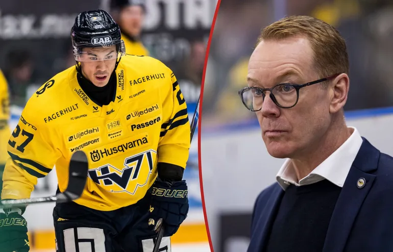 Niklas Eriksson är inte nöjd med Jonathan Ang.
Foto: Bildbyrån