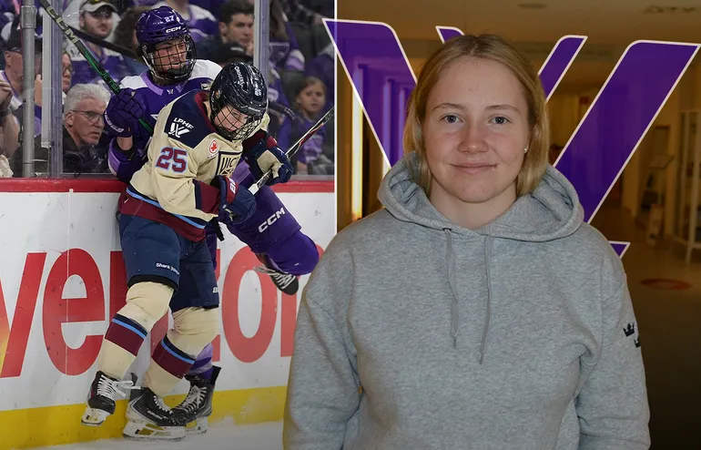 Lina Ljungblom kan skriva svensk hockeyhistoria