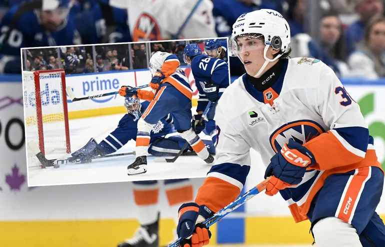 Victor Eklund har gjort sin andra match i NHL.