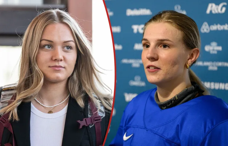 Josefin Bouveng och Thea Johansson valdes i PWHL-draften i natt. Foto: Bildbyrån