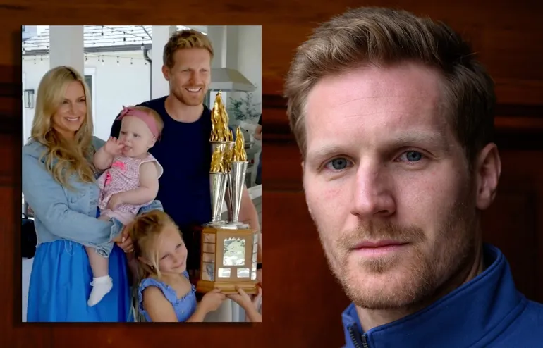 Gabriel Landeskog tar hem Bill Masterton Trophy efter sin osannolika comeback.
Foto: Carl Sandin / BILDBYRÅN & NHL