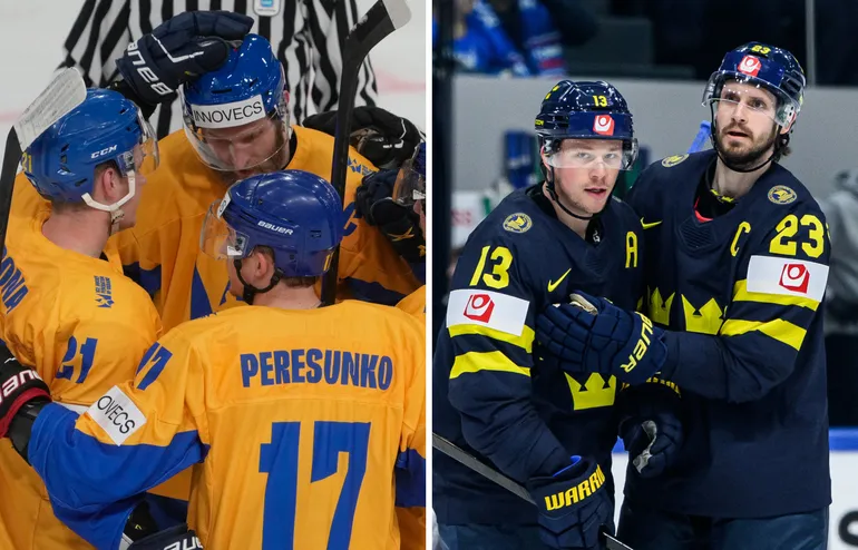 Tre Kronor premiärspelar mot Ukraina i hockey-VM 2027.