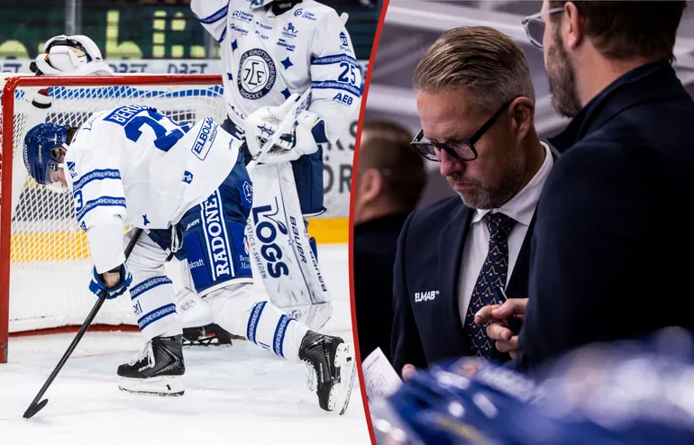 Johan Hedberg var besviken efter Leksands kollaps mot Västerås. 