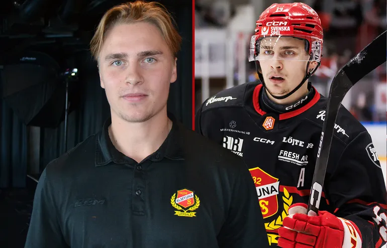 Fredrik Schlyter är yngst av alla kaptener i HockeyAllsvenskan.