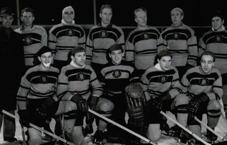 Spelade hockey, fotboll och bandy i Djurgården