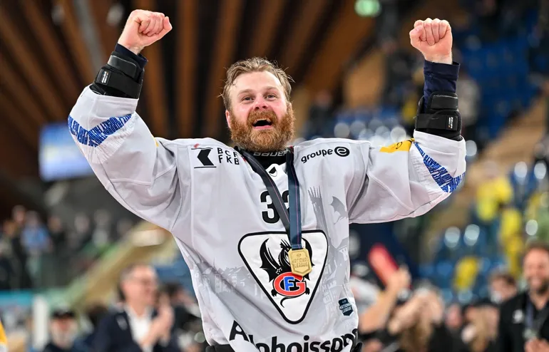 Lucas Wallmark i Fribourg.