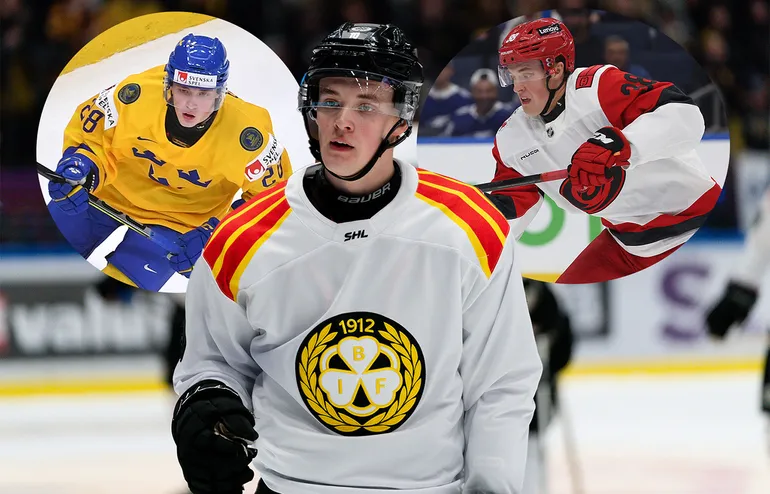 Noel Gunler är klar för Djurgården.
Foto: Bildbyrån (Collage)