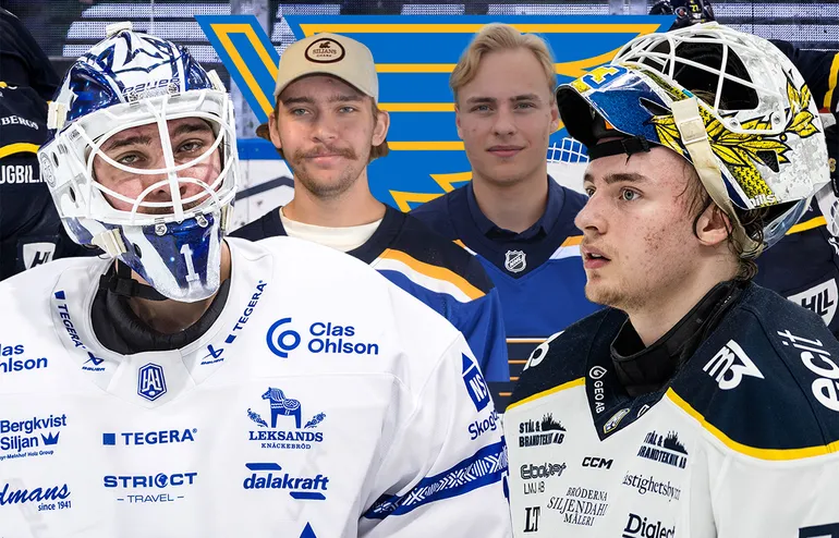 Marcus Gidlöf och Love Härenstam - rivaler och klubbkamrater på samma gång.
Foto: Bildgyrån & Ronnie Rönnkvist.