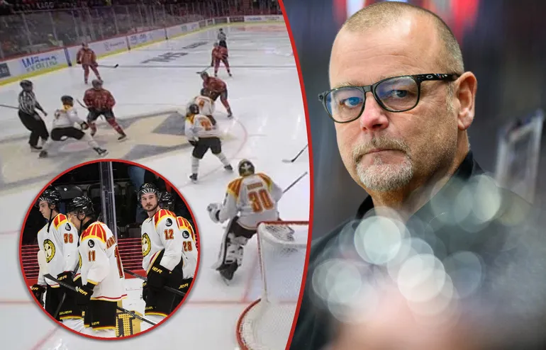 Brynäs var irriterade efter Örebros ledningsmål. 
