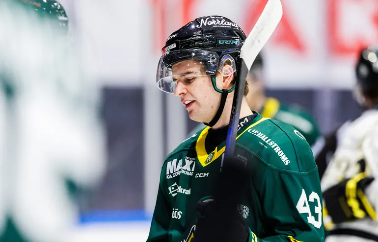 Noel Edfeldt lämnar både Hockeyallsvenskan och Sverige. 