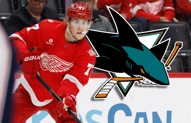 Simon Edvinsson placeras i San Jose Sharks av Pierre LeBrun. Foto: Rick Osentoski-Imagn Images
