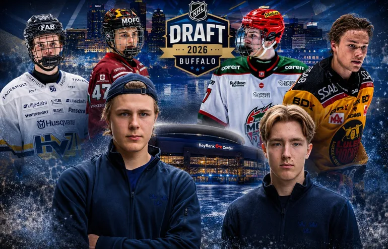 Mock Draft: Där hamnar svenskarna i NHL-draften