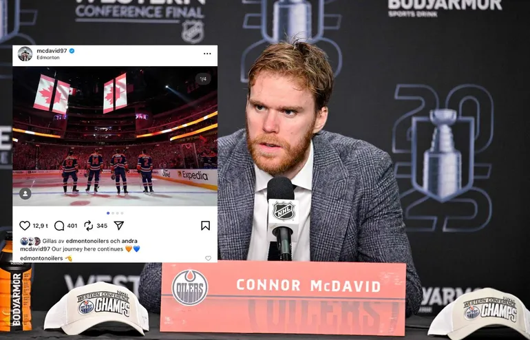 Connor McDavid förlänger med Oilers: "Vår resa fortsätter"