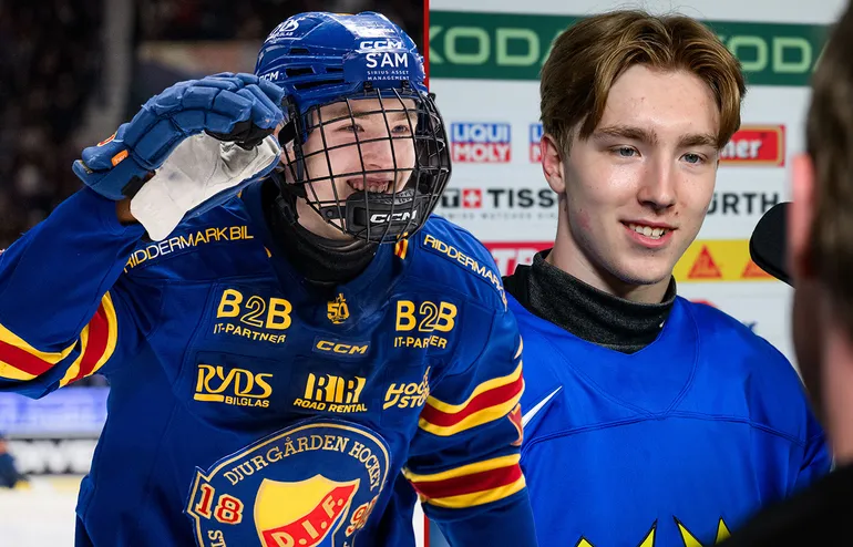 Viggo Björck är etta på en ny ranking, veckan innan NHL-draften.