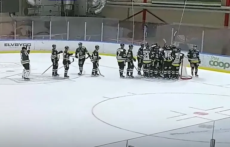 Enköping fick slutligen vinna en match.