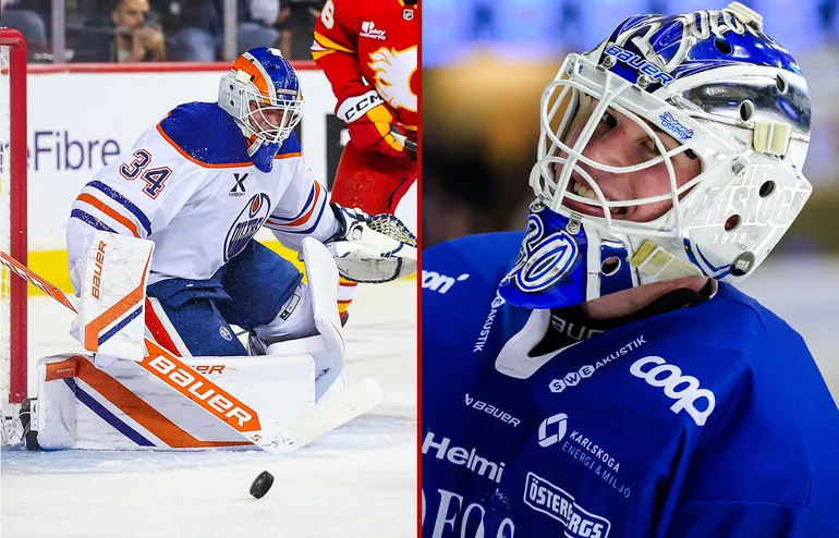 Svenske målvakten bortgallrad av Edmonton Oilers