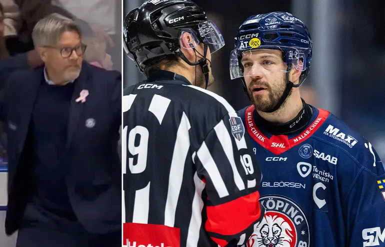 Fantenberg försöker hålla igen när han får frågor om domarna.