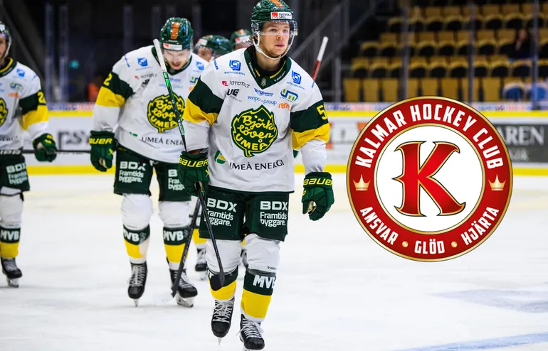 Kim Johansson klar för Kalmar HC.
Foto: Bildbyrån.